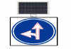 Güneş Enerjili LED’li İleri Sola Mecburi Yön ST-1412