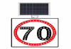 Güneş Enerjili LED’li Hız Limit 70KM ST-1416
